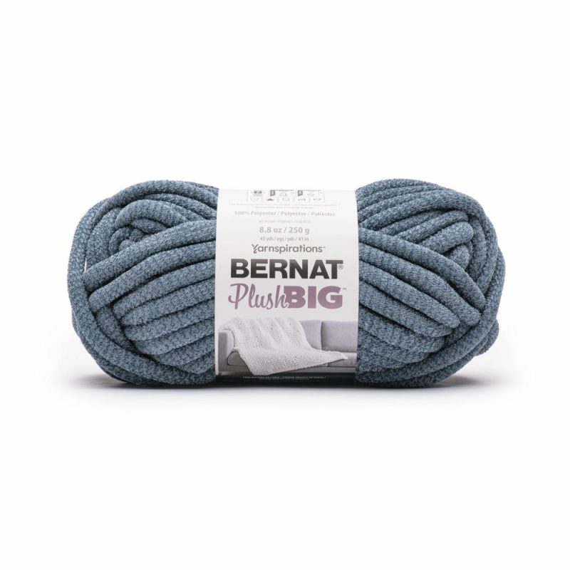 12 Pack: Bernat® PlushBIG™ Solid Yarn Storm Blue |   Basic Yarn Basic Yarn Basic Yarn