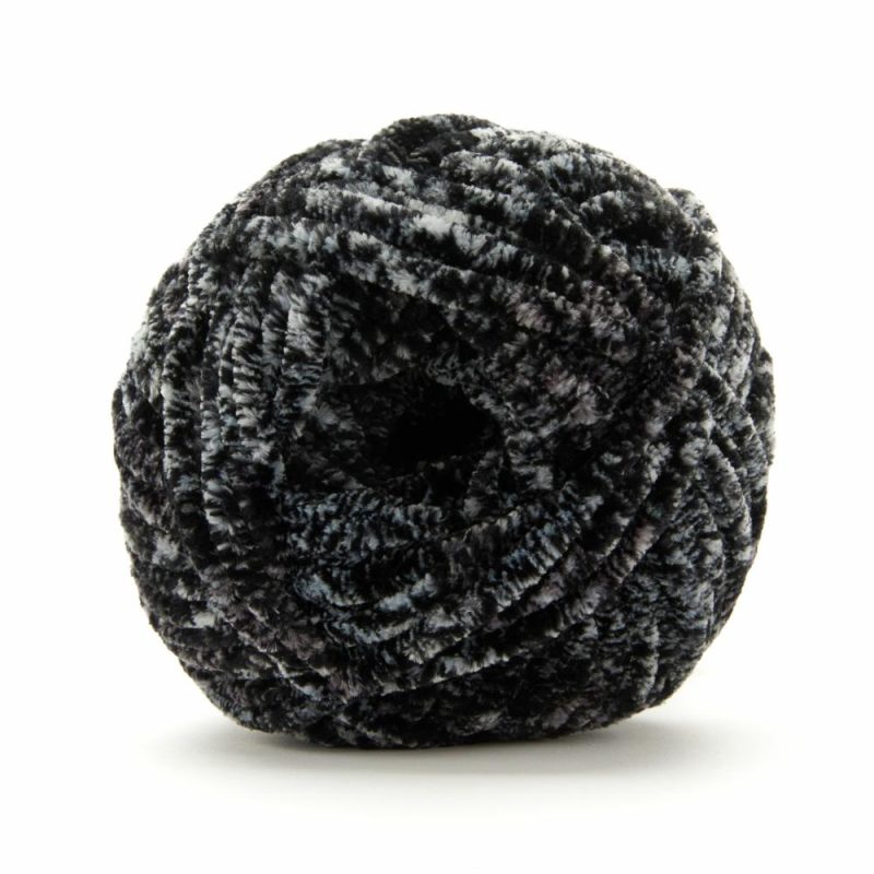 12 Pack: Chenille Home Slim™ Prints Yarn Black Tweed |   Basic Yarn Basic Yarn Basic Yarn