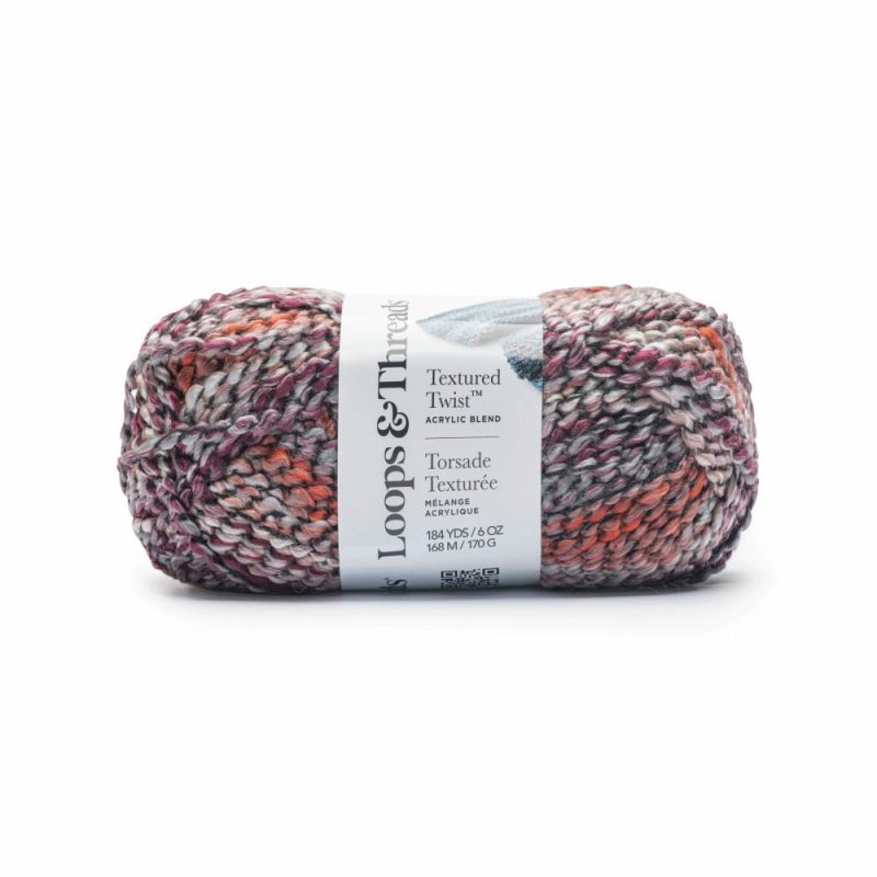 12 Pack: Textured Twist™ Yarn Vibrant Night |   Basic Yarn Basic Yarn Basic Yarn