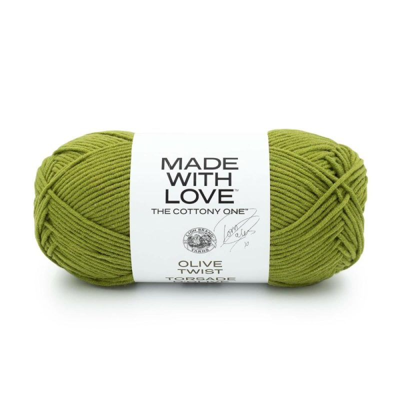 12 Pack: Tom Daley Made with Love™ The Cottony One™ Yarn Olive Twist |   Basic Yarn Basic Yarn Basic Yarn