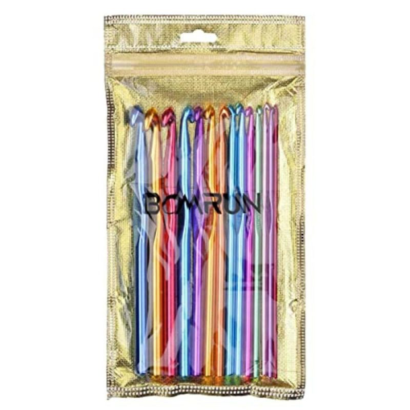 14 pcs Multicolor Aluminum Crochet Hooks Knitting Needles Craft Yarn 2-10mm …  |   Crochet Supplies Crochet Supplies Crochet Supplies