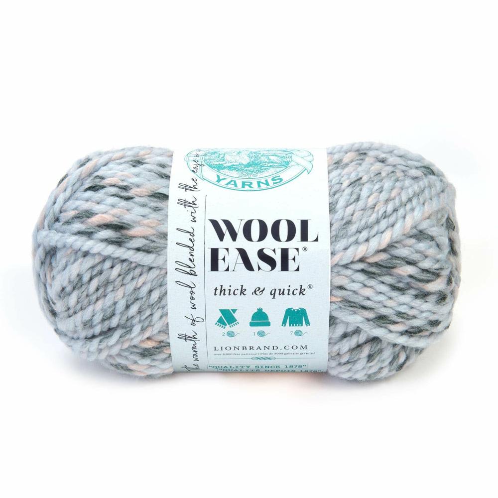 15 Pack: Wool-Ease® Thick & Quick® Variegated Yarn Arctic Ice |   Basic Yarn Basic Yarn Arctic Ice