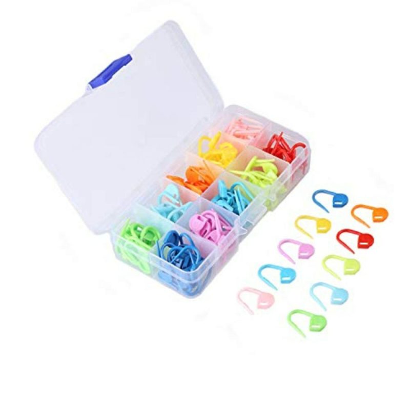 150 Pieces Knitting Crochet Locking Stitch Markers Stitch Needle Clip Counter 10 Colors (Color Ship Randomly)  |   Knitting Supplies Knitting & Crochet Knitting Supplies