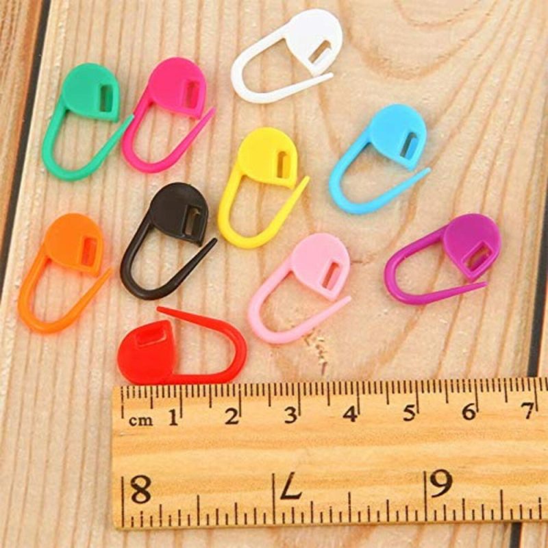 150 Pieces Knitting Crochet Locking Stitch Markers Stitch Needle Clip Counter 10 Colors (Color Ship Randomly)  |   Knitting Supplies Knitting & Crochet Knitting Supplies