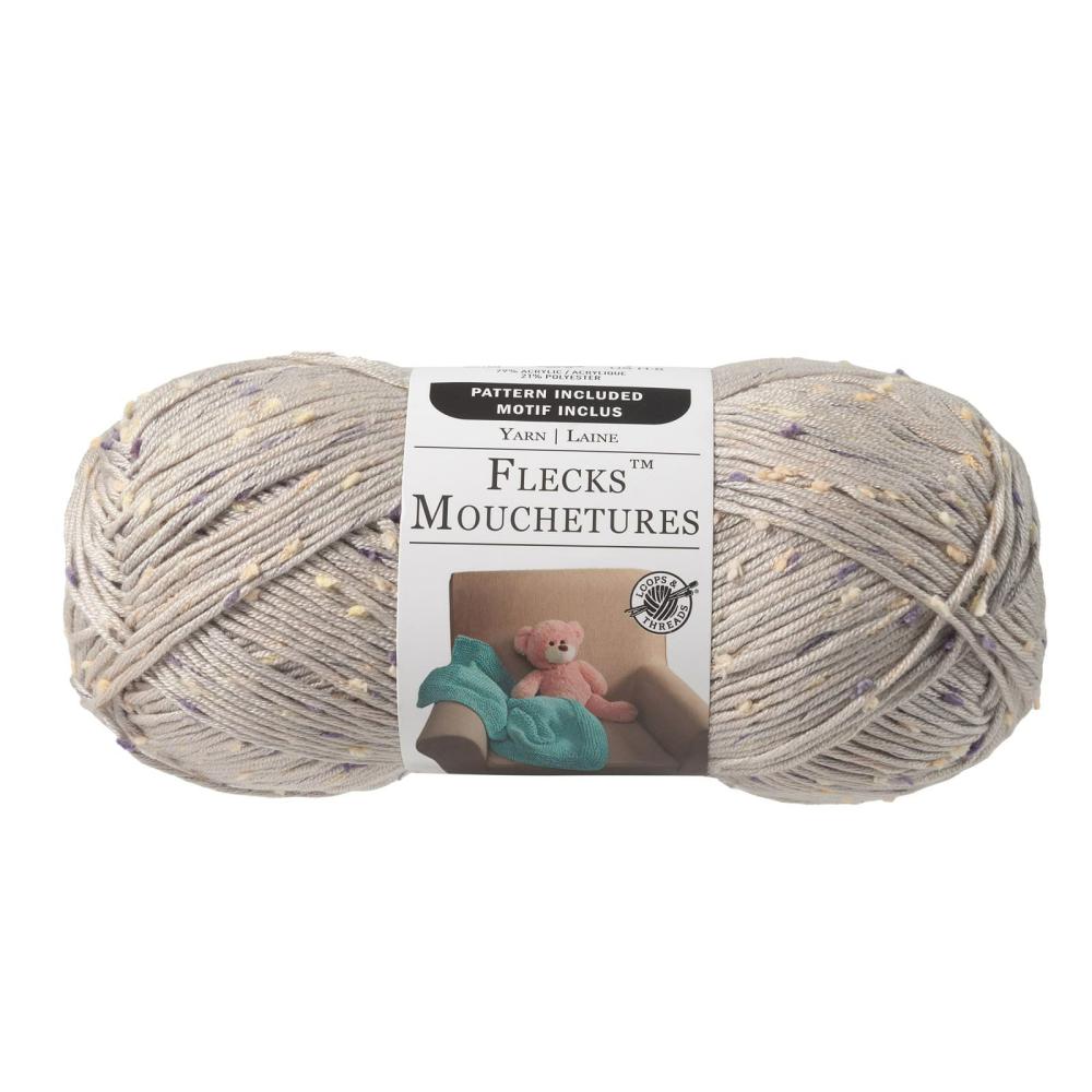 18 Pack: Flecks™ Yarn Silver Lining |   Basic Yarn Basic Yarn Basic Yarn