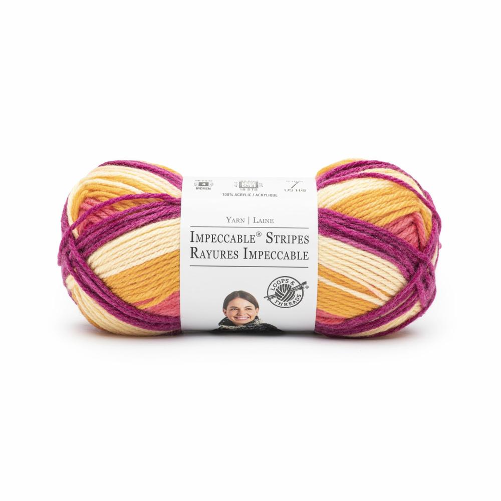 18 Pack: Impeccable® Stripes Yarn Terracotta |   Basic Yarn Basic Yarn Basic Yarn