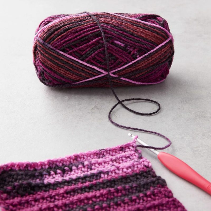 18 Pack: Patons® Yarnspirations™ Kroy Socks™ Yarn Amethyst Stripes |   Basic Yarn Basic Yarn Amethyst Stripes