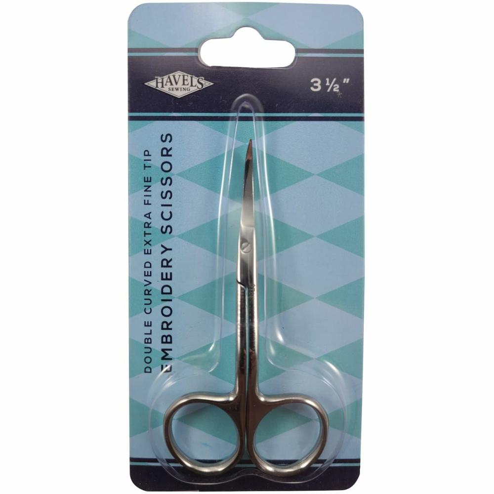 3.5″ Extra Fine Tip Double-Curved Embroidery Scissors  |   Cross Stitch & Embroidery Cross Stitch & Embroidery Cross Stitch & Embroidery