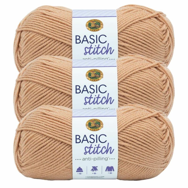 3 Pack Basic Stitch Anti Pilling™ Yarn Clay |   Basic Yarn Basic Yarn Basic Yarn