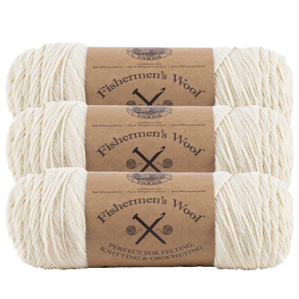 3 Pack Fishermen’s Wool® Yarn Natural |   Basic Yarn Basic Yarn Basic Yarn