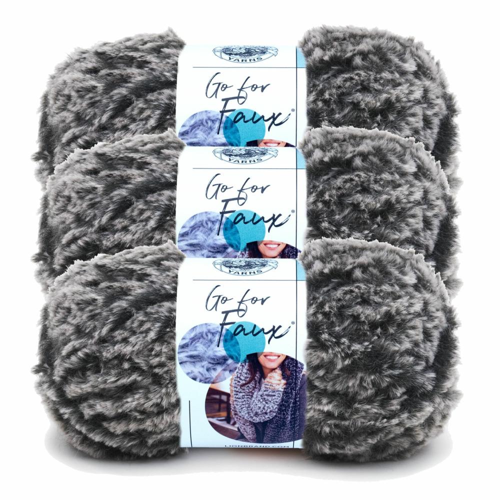 3 Pack Go for Faux® Yarn Mink |   Home Decor Yarn Home Decor Yarn Home Decor Yarn