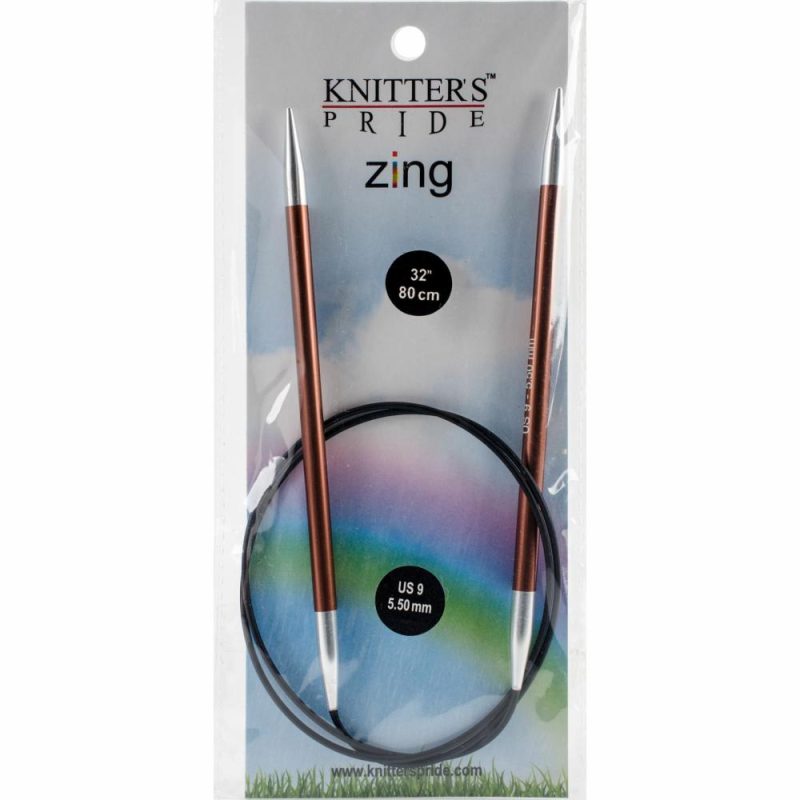 32″ Zing Fixed Circular Needles  |   Knitting Supplies Knitting & Crochet Knitting Supplies