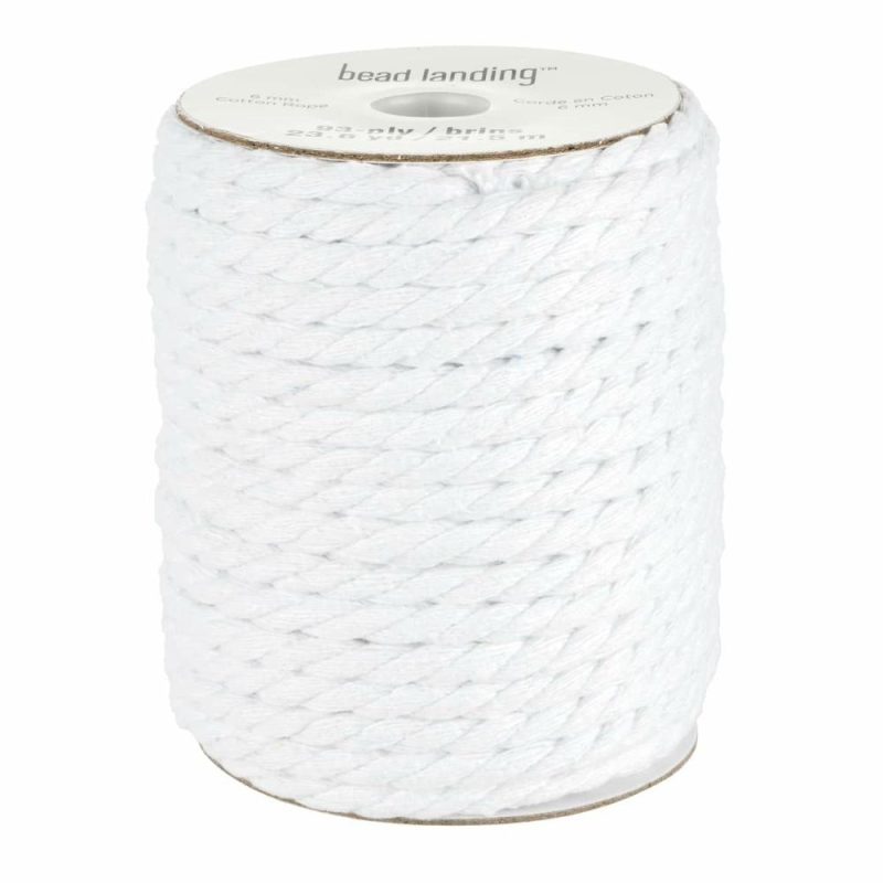 6 Pack: White Macramé Cording, 23.6yd.  |   Macrame Macrame Macrame