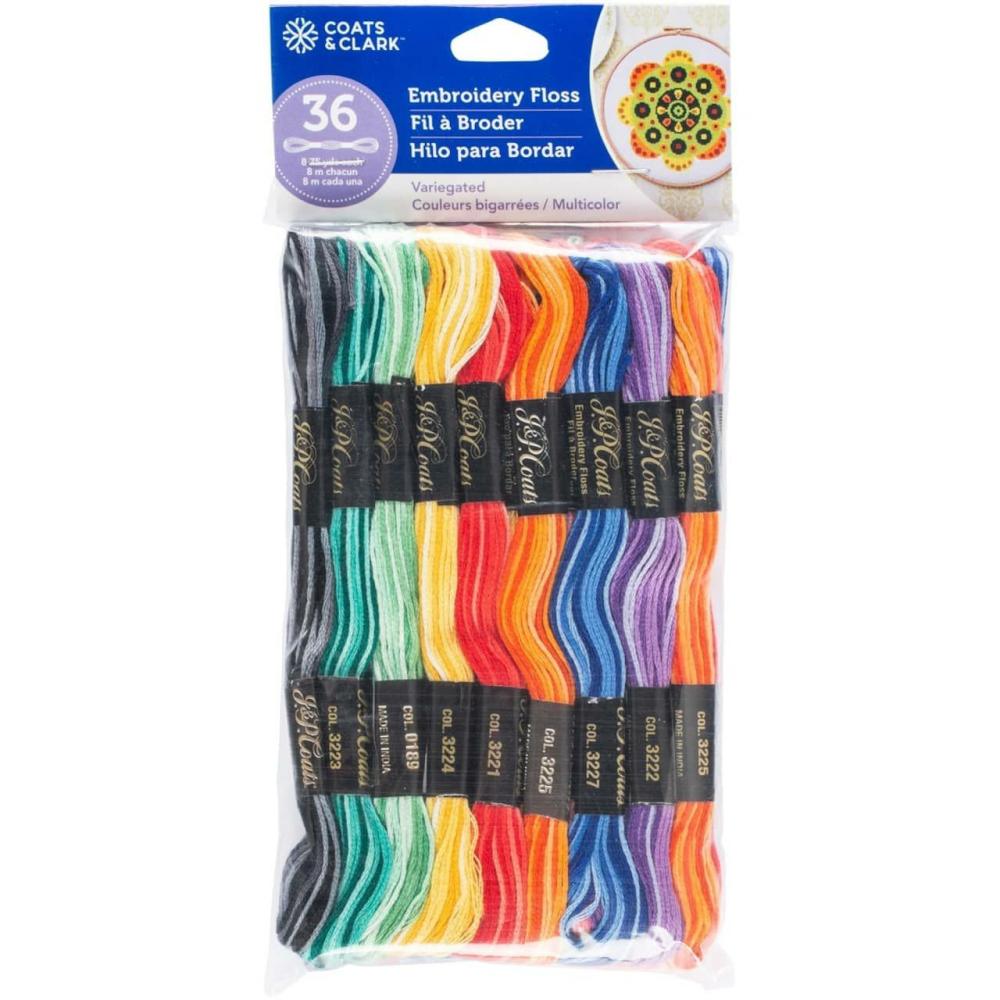 6-Strand Embroidery Floss Value Pack, Variegated  |   Floss Packs Floss Packs Floss Packs