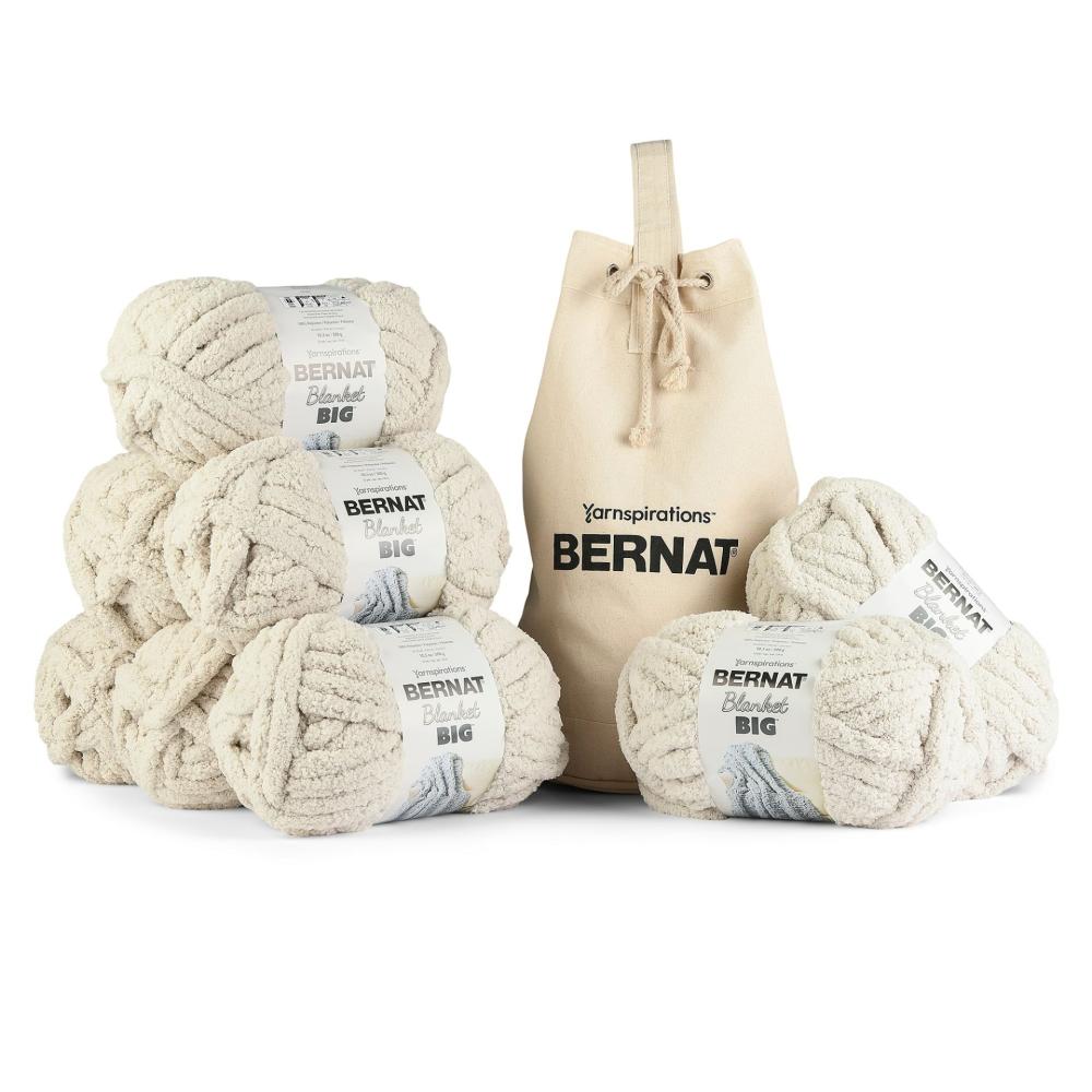 8 Pack Blanket Big™ Yarn with Bag French Vanilla |   Home Decor Yarn Home Decor Yarn French Vanilla