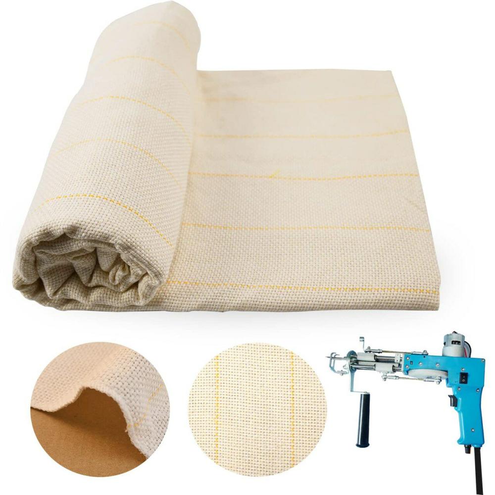 83″ x 39″ Upgraded Overlocking Tufting Cloth with Marked Lines,Large Monk’s Cloth for Tufting Gun & Rug Tufting Fabric/Primary Tufting Cloth/Monk Cloth for Rug Tufting/Carpet Tufting Cloth  |   Rug Tufting Needlework & Fiber Arts Rug Tufting