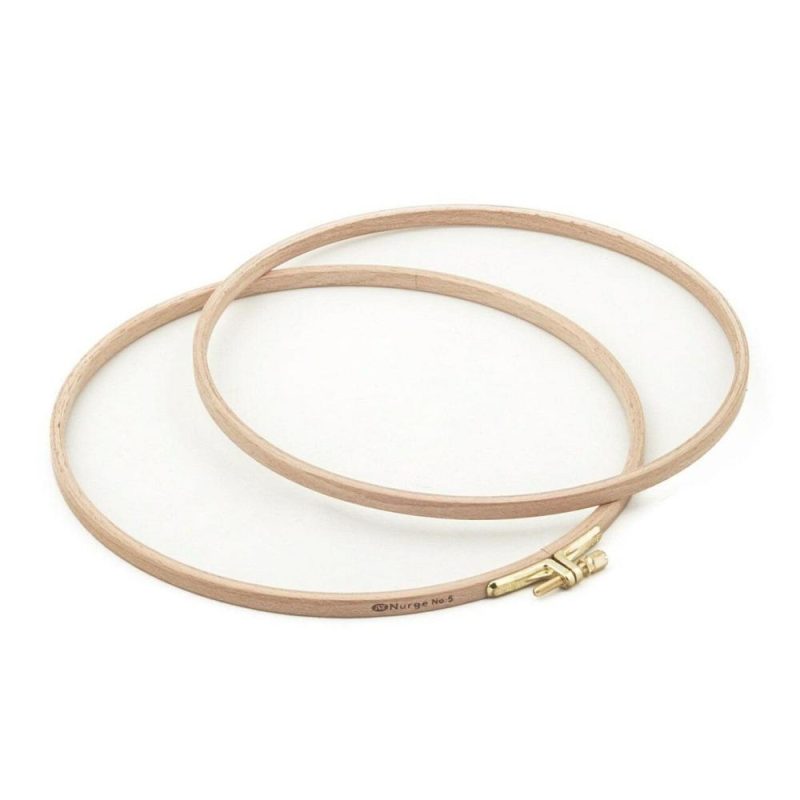 8mm Screwed Wooden Embroidery Hoop 100-4  |   Hoops & Frames Hoops & Frames Hoops & Frames