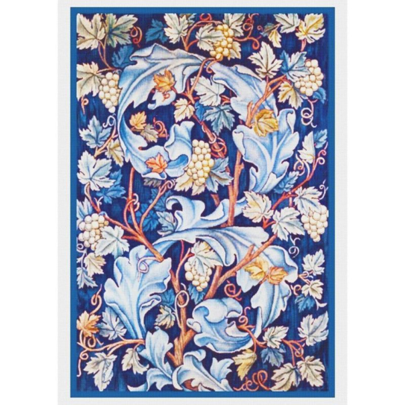 Acanthus Leaves and Grapes by William Morris Counted Cross Stitch Pattern  |   Cross Stitch & Embroidery Cross Stitch & Embroidery Cross Stitch & Embroidery