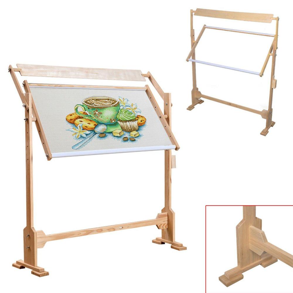 Adjustable Embroidery Stand Wooden Frame  |   Hoops & Frames Hoops & Frames Hoops & Frames