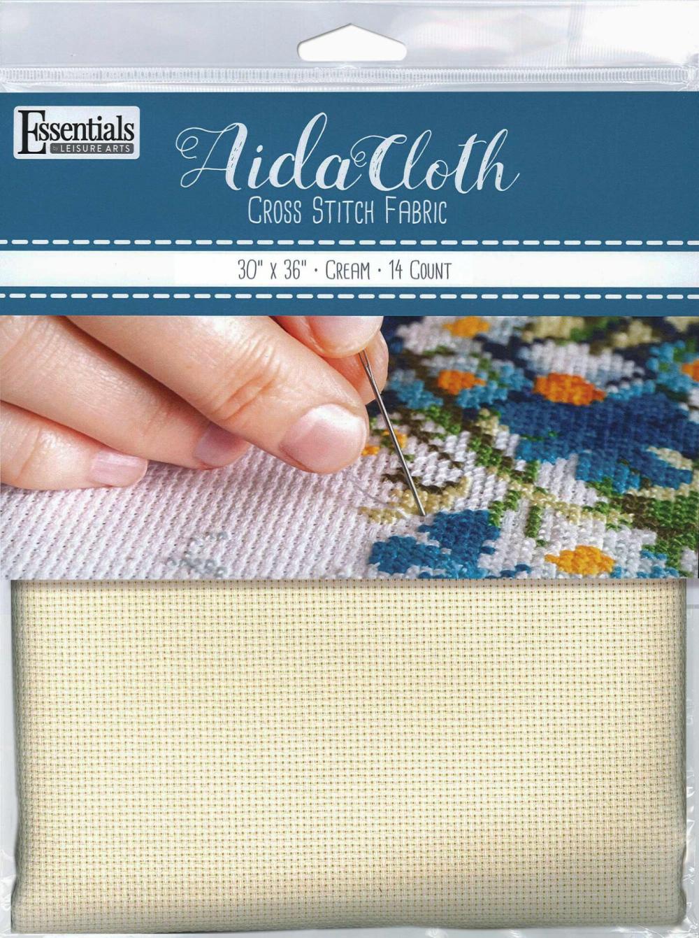 Aida Cloth, 14 count, 30″ x 36″, Cream cross stitch fabric for embroidery, cross stitch, machine embroidery and needlepoint White |   Cloth & Canvas Cloth & Canvas Cloth & Canvas