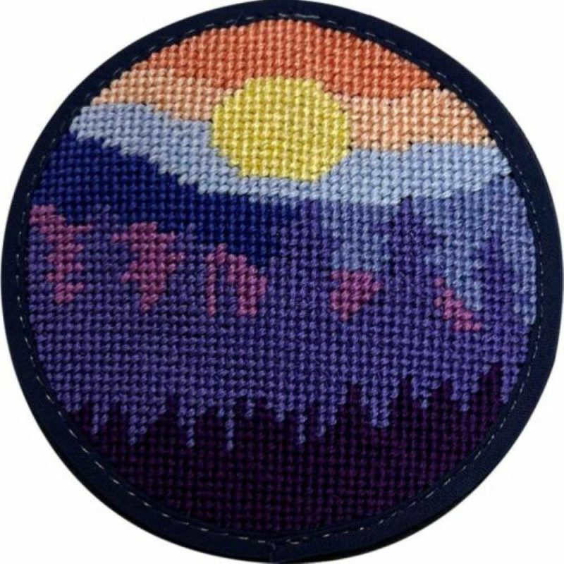 Alice Peterson Stitch-Ups Mountain View Needlepoint Ornament Kit Multicolor |   Needlepoint Needlepoint Multicolor