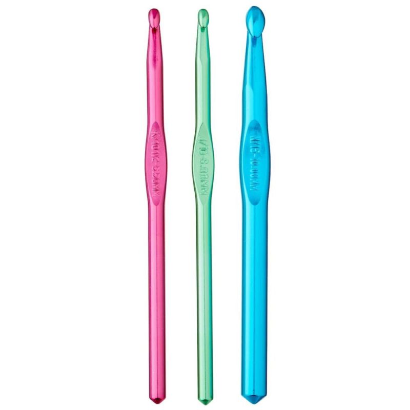 Aluminum Crochet Hook Set, J/K/N  |   Crochet Supplies Crochet Supplies Crochet Supplies