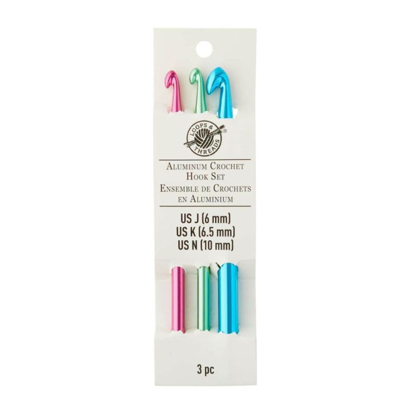 Aluminum Crochet Hook Set, J/K/N  |   Crochet Supplies Crochet Supplies Crochet Supplies