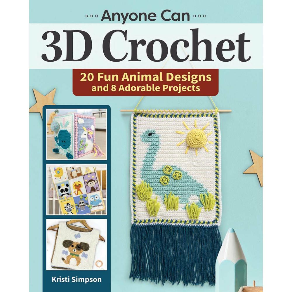 Anyone Can 3D Crochet Book Multicolor |   Crochet Supplies Crochet Supplies Crochet Supplies