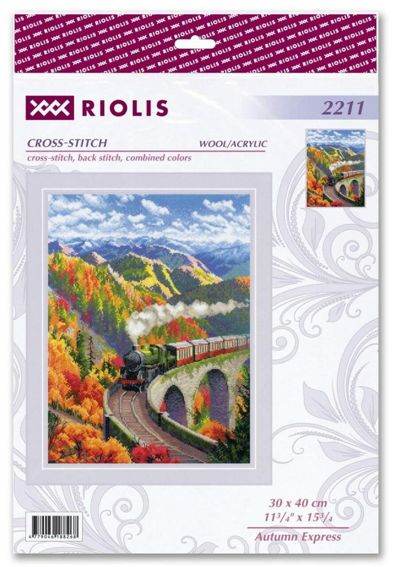 Autumn Express R2211 Counted Cross Stitch Kit  |   Cross Stitch & Embroidery Cross Stitch & Embroidery Cross Stitch & Embroidery