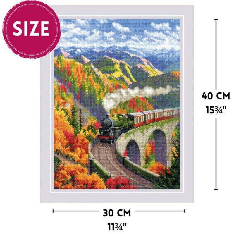 Autumn Express R2211 Counted Cross Stitch Kit  |   Cross Stitch & Embroidery Cross Stitch & Embroidery Cross Stitch & Embroidery