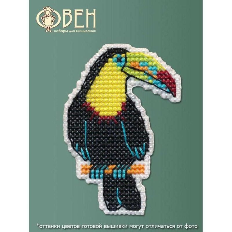 Badge – Toucan Cross Stitch Kit  |   Cross Stitch & Embroidery Cross Stitch & Embroidery Cross Stitch & Embroidery