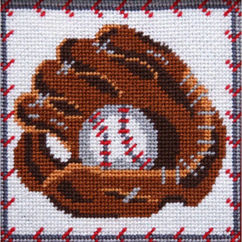 Baseball Glove – Needlepoint Kit Multicolor |   Needlepoint Needlepoint Multicolor