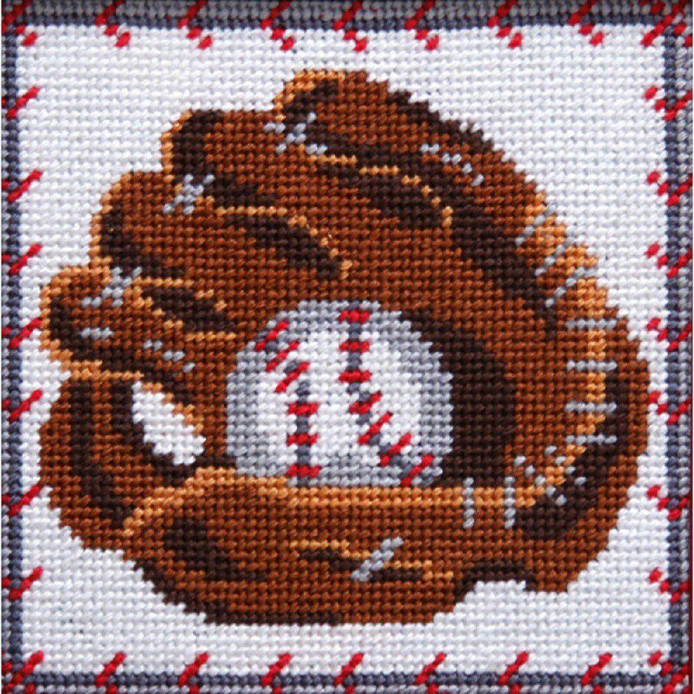 Baseball Glove – Needlepoint Kit Multicolor |   Needlepoint Needlepoint Multicolor