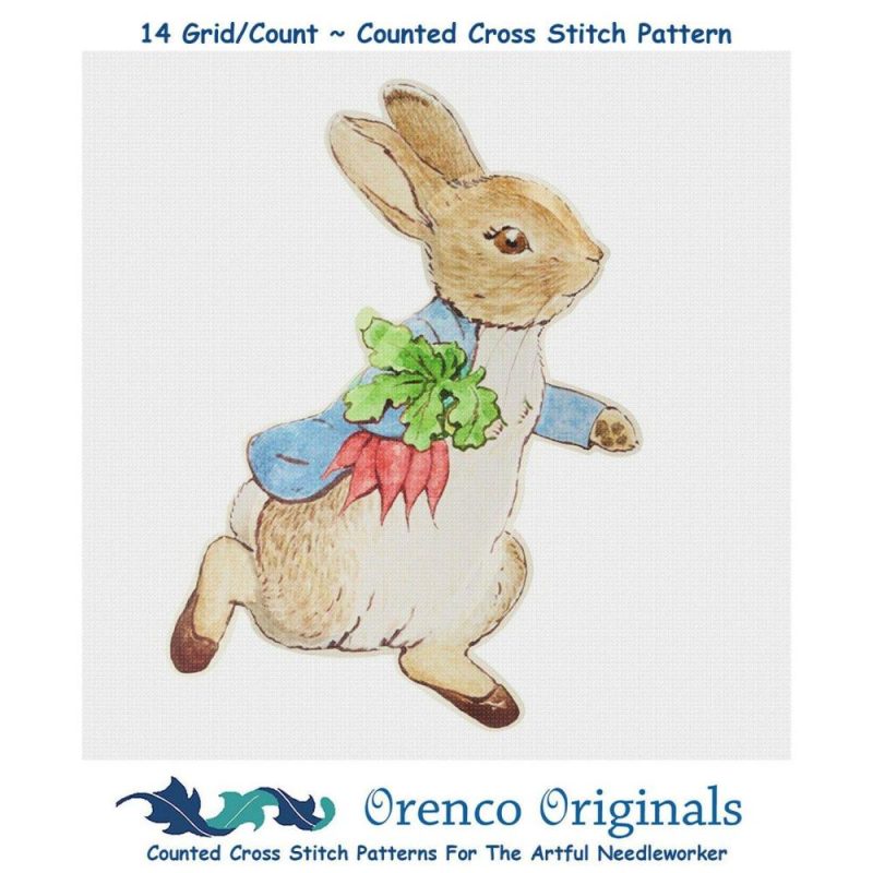 Beatrix Potter Peter Rabbit Brings Carrots Home Counted Cross Stitch Pattern  |   Cross Stitch & Embroidery Cross Stitch & Embroidery Cross Stitch & Embroidery