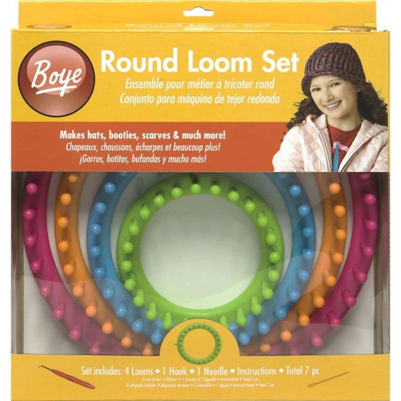 Boye® Round Loom Set  |   Knitting Supplies Knitting & Crochet Knitting Supplies