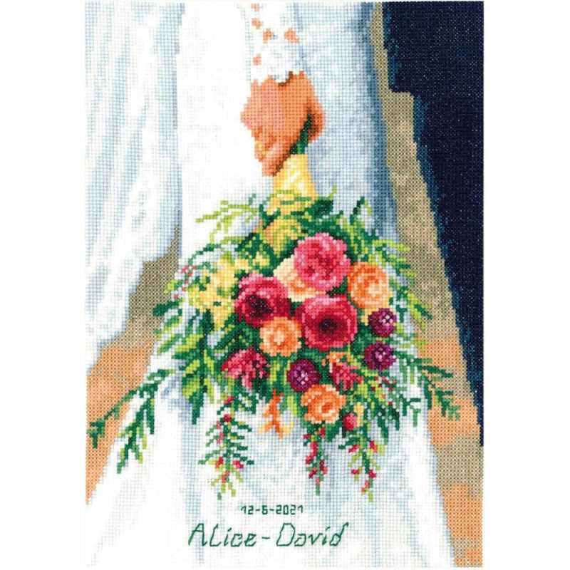 Bridal Bouquet Counted Cross Stitch Kit  |   Cross Stitch & Embroidery Cross Stitch & Embroidery Cross Stitch & Embroidery