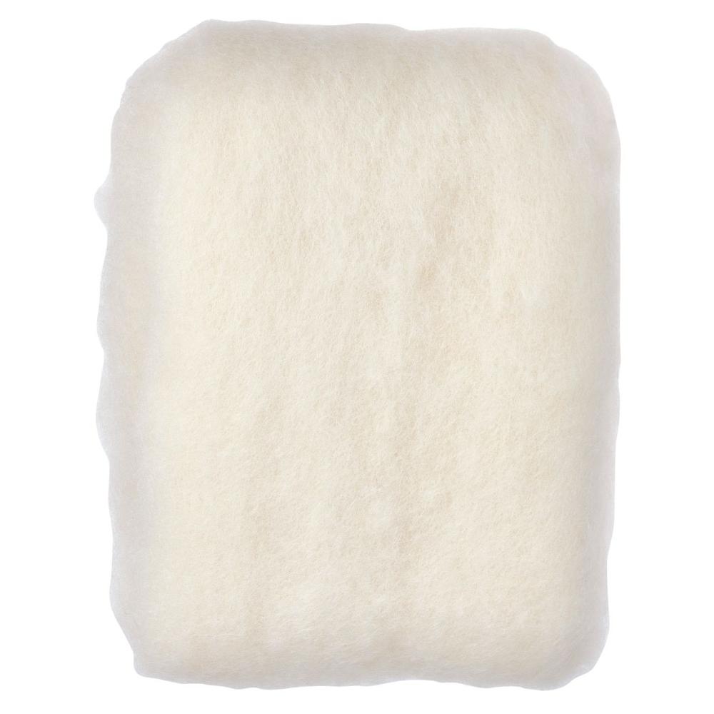 Bulk White Wool Roving  |   Felting Felting Felting