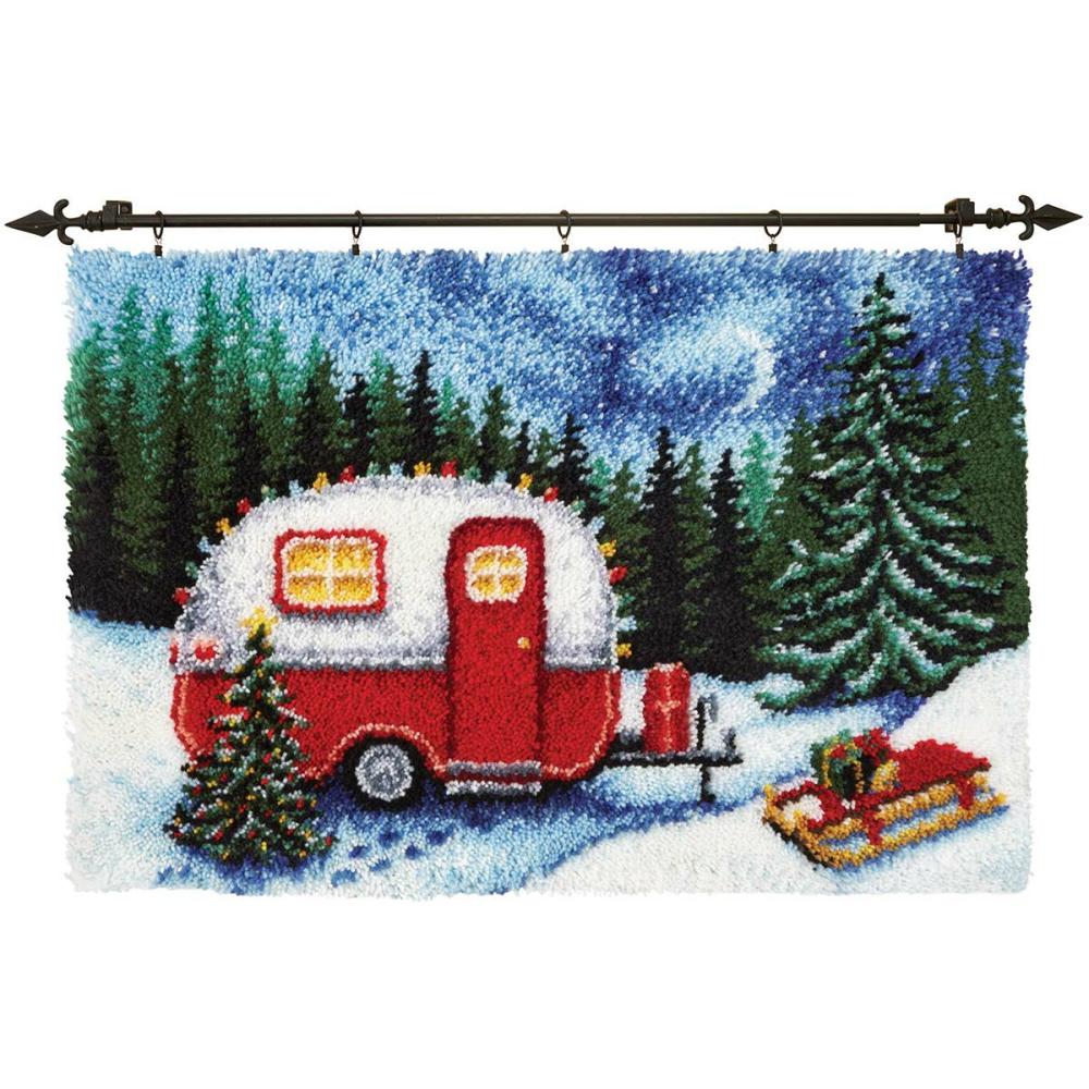 Christmas Camper Latch Hook Kit Multicolor |   Latch Hook Latch Hook Latch Hook