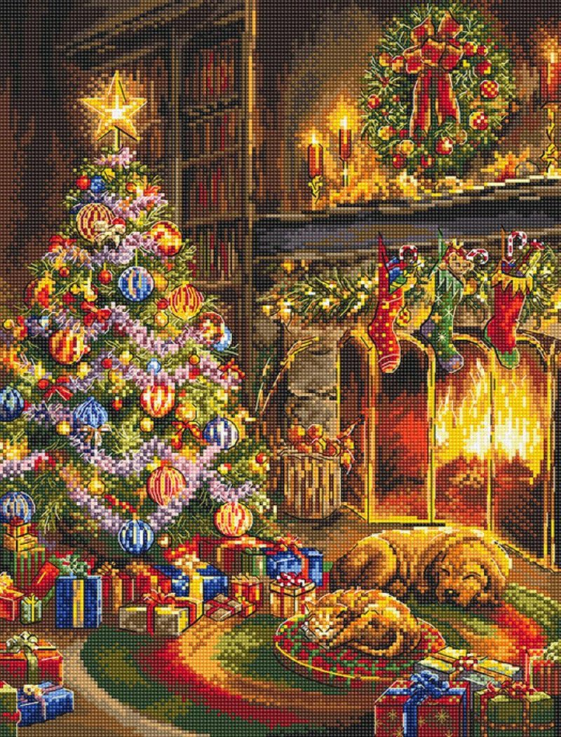 Christmas Eve L8106 Counted Cross Stitch Kit  |   Cross Stitch & Embroidery Cross Stitch & Embroidery Cross Stitch & Embroidery