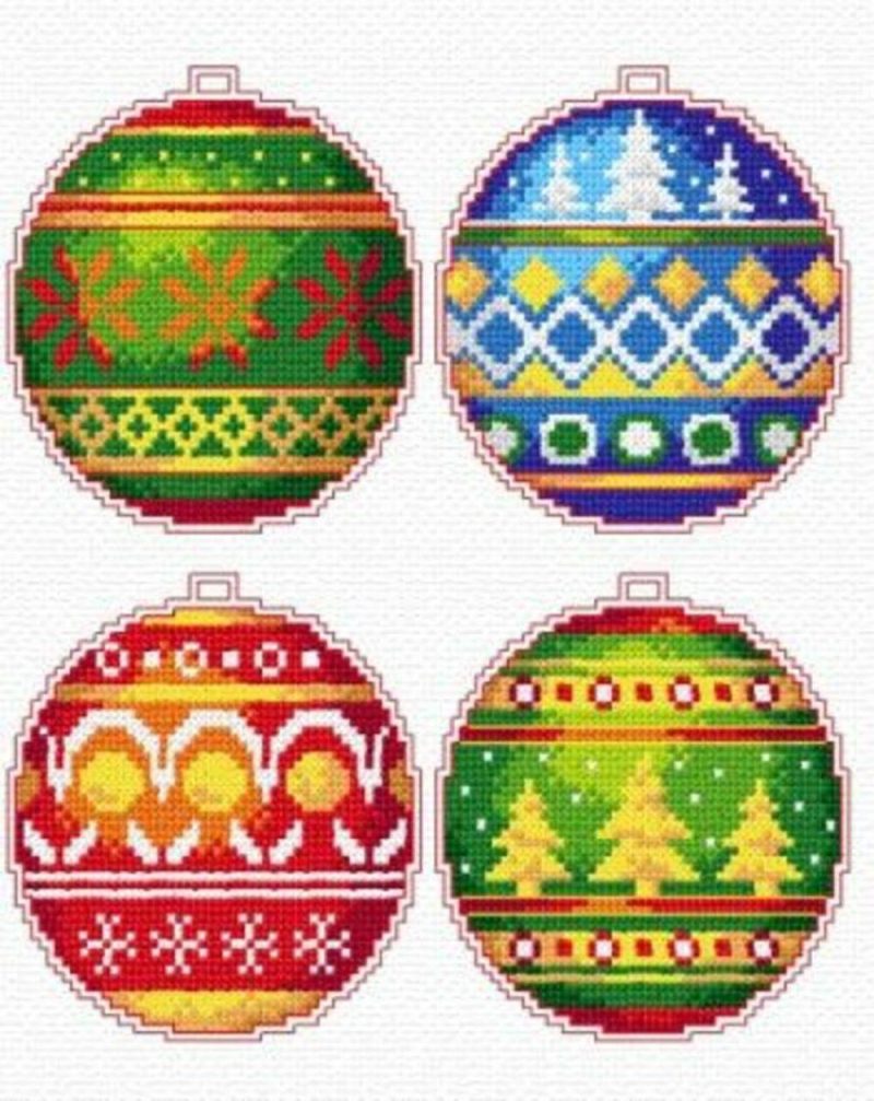 Christmas ornaments 139CS Counted Cross-Stitch Kit  |   Cross Stitch & Embroidery Cross Stitch & Embroidery Cross Stitch & Embroidery