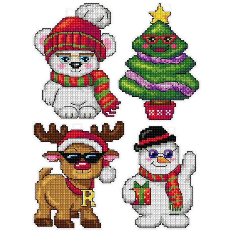 Christmas Toys Plastic Canvas Counted Cross Stitch Kit  |   Cross Stitch & Embroidery Cross Stitch & Embroidery Cross Stitch & Embroidery