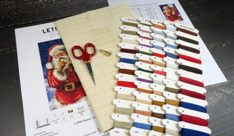 Counted Cross Stitch Kit Santa Christmas secret L8000  |   Cross Stitch & Embroidery Cross Stitch & Embroidery Cross Stitch & Embroidery