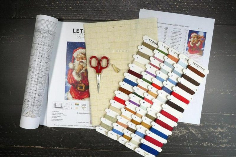 Counted Cross Stitch Kit Santa Christmas secret L8000  |   Cross Stitch & Embroidery Cross Stitch & Embroidery Cross Stitch & Embroidery