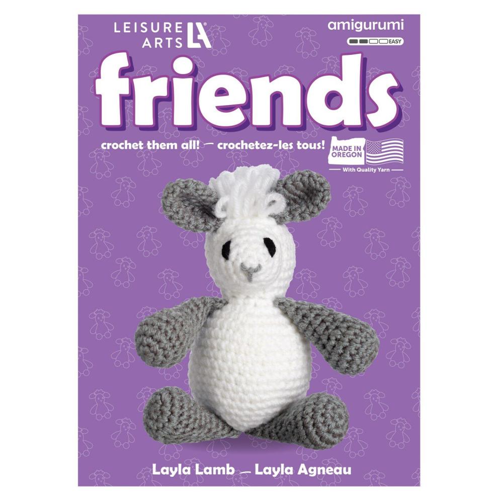 Crochet Kits, Friends Layla Lamb, 3″, crochet kit for beginners, complete crochet kit, animal crochet kits, crochet animal kit, DIY amigurumi crochet kits  |   Crochet Kits Crochet Kits Crochet Kits