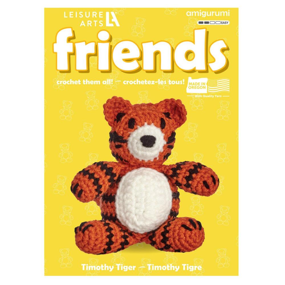 Crochet Kits, Friends Timothy Tiger, 3″, crochet kit for beginners, complete crochet kit, animal crochet kits, crochet animal kit, DIY amigurumi crochet kits  |   Crochet Kits Crochet Kits Crochet Kits