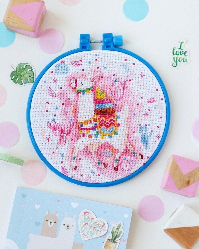 Cross-stitch kit Llama-llama AHM-052  |   Cross Stitch & Embroidery Cross Stitch & Embroidery Cross Stitch & Embroidery