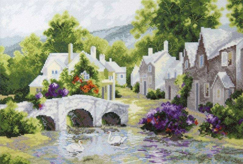 Cross-stitch kit M-347C “Hospitable city”  |   Cross Stitch & Embroidery Cross Stitch & Embroidery Cross Stitch & Embroidery