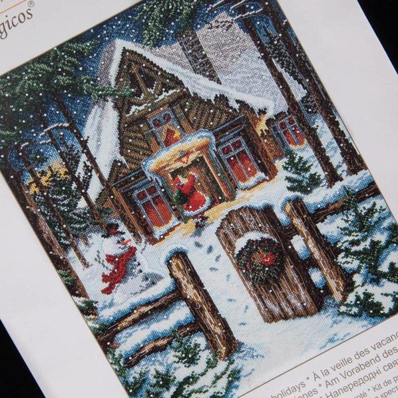 Cross Stitch Kit On The Eve Of The Holidays  |   Cross Stitch & Embroidery Cross Stitch & Embroidery Cross Stitch & Embroidery