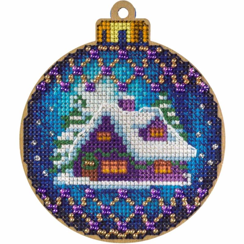 Cross-stitch kit on wood FLW-019  |   Cross Stitch & Embroidery Cross Stitch & Embroidery Cross Stitch & Embroidery