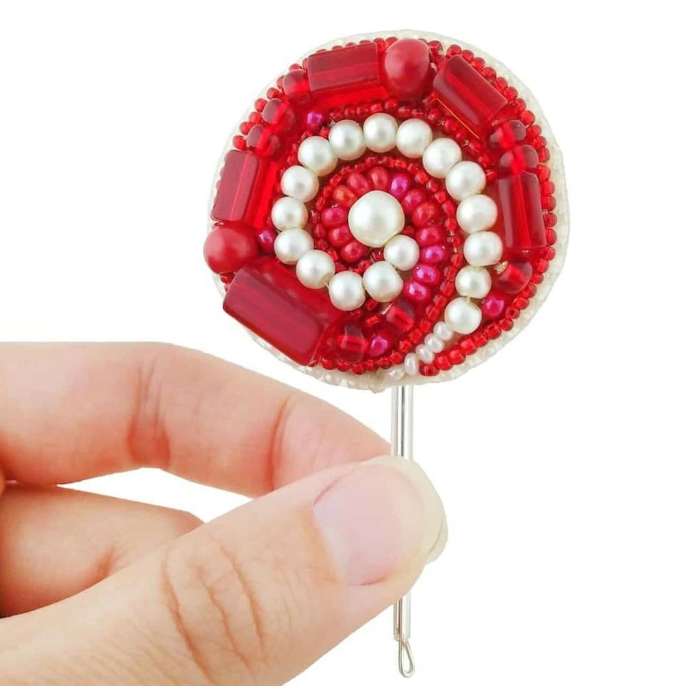 Crystal Art Beadwork Kit For Creating Broоch Lollipop  |   Beadwork Beadwork Beadwork